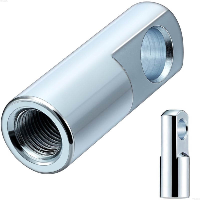 VIILOCK 2pcs Air Cylinder Rod Clevis End, M16x1.5 Female Thread I Type Connector Air Cylinder Accessories I-63 - Image 1